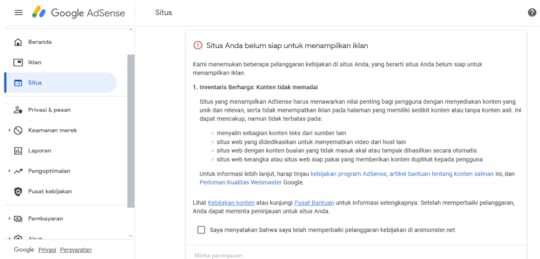 Inventaris Berharga: Konten tidak memadai konten tidak memadai