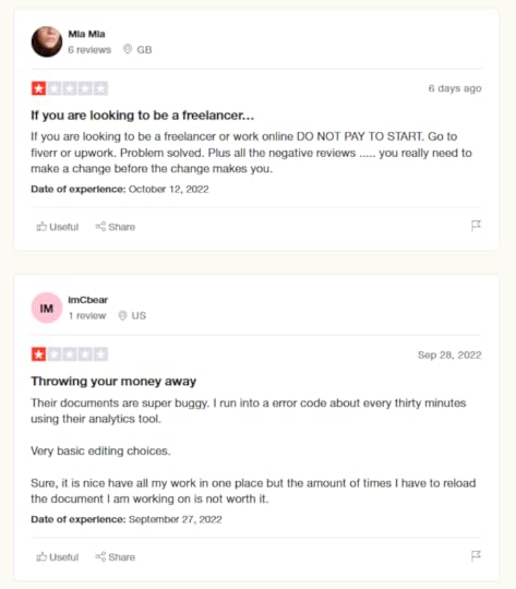 writers work review trustpilot rating