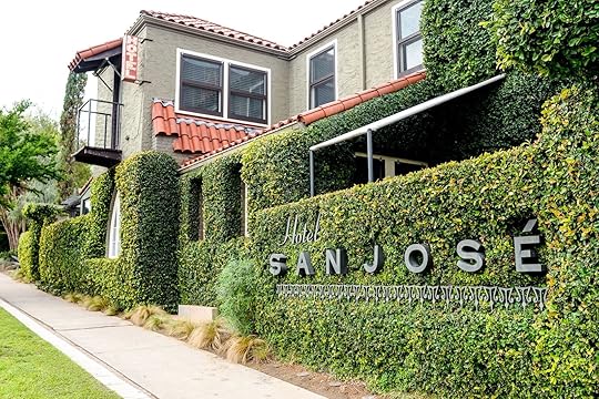 The exterior of the San Jose Hotel, one of the best places to stay in Austin