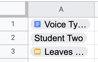 Link People, Files, and Calendar Events to Your Google Sheet with