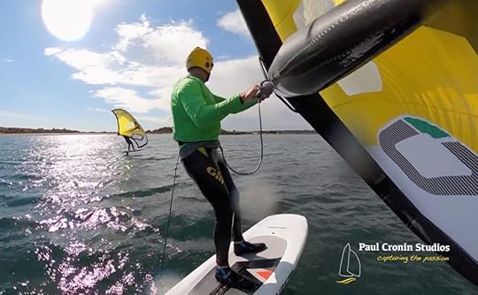 Paul and Carol wingfoiling