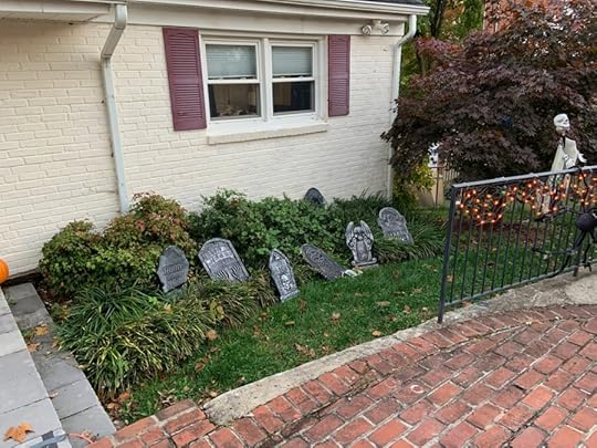 Some Halloween decorations around the house.