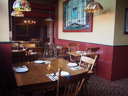Interior of the dining room at The Old Spaghetti Factory Vancouver