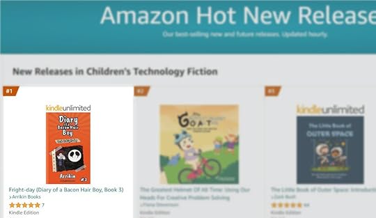Diary of a Bacon Hair Boy Fright-day #1 in Amazon's Children's Technology Fiction category