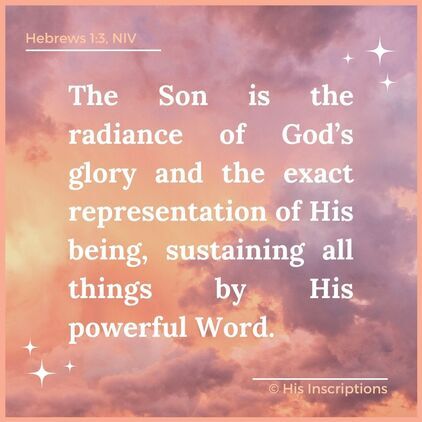 Hebrews 1:3 His Inscriptions