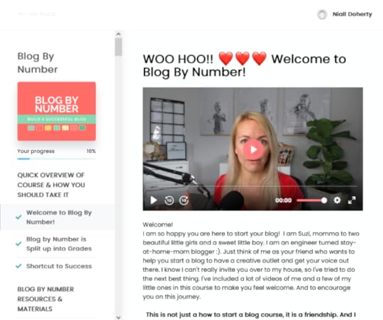 blog by number review training course page