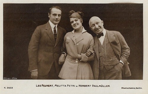 Leo Peukert, Melita Petri, and Herbert Paulmüller