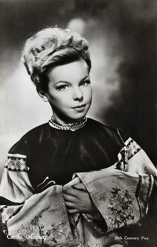 Cecile Aubry in The Black Rose (1950)
