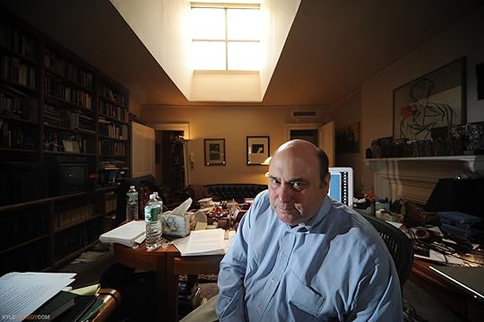 I love this photo of him. Peter was charming and delightful and funny. And he also play-acted at being sinister because of what he wrote. He could't do it for very long though before a smile came though. 