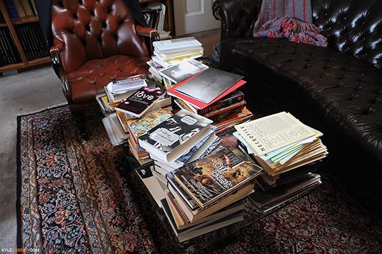 You couldn't really tell what was a "to be read" pile and what was an "already read" pile. His house was a library and a cathedral to books.