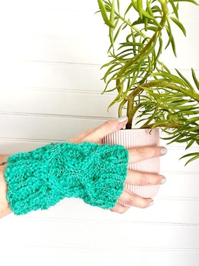 Wave Hi Knit Wrist Warmers by Vickie Howell for YarnYAY!