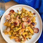 chicken sausage brussels sprouts butternut squash sheet pan dinner