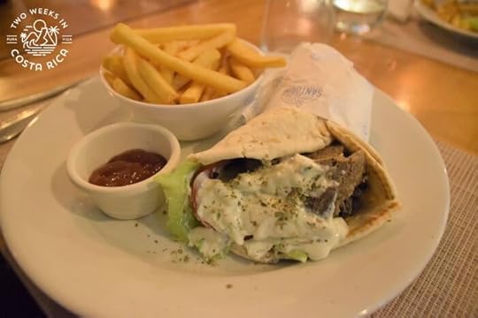 Greek food Santorini Playas del Coco