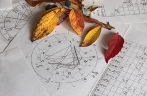 Astrology Charts and Autumn Leaves