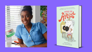 Liz-montague-and Book courtesy Popverse