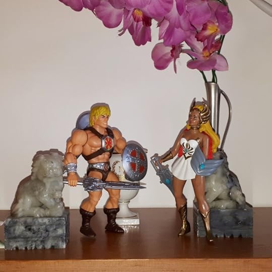 He-Man goes after Teela and bumps into She-Ra.