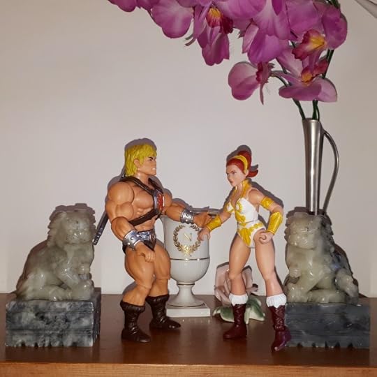 Adam tries to comfort Teela.