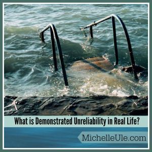 Stairway going into the water