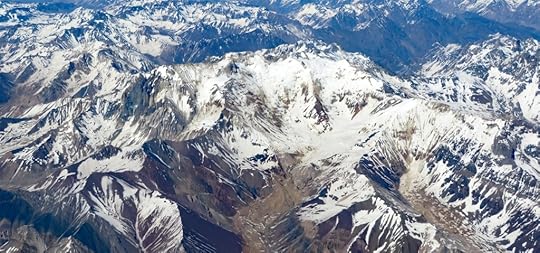 The Andes from the air between Santiago and Mendoza