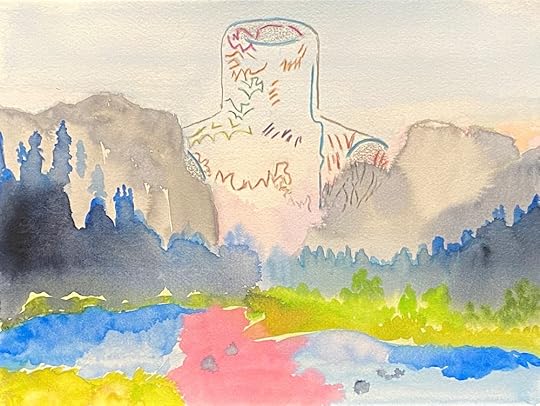 The Pictures on My Wall(s) 2022 watercolor graphite colored pencil soft indoor light.JPG