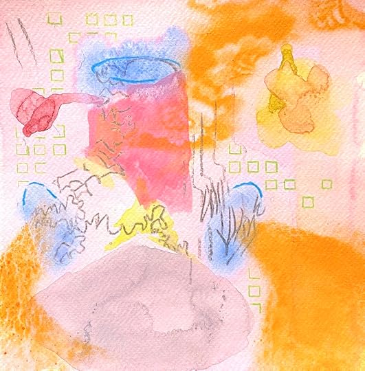 Invisible Sun(s) 2022 watercolor spray colored pencil graphite on paper 8%22x8%22.JPG