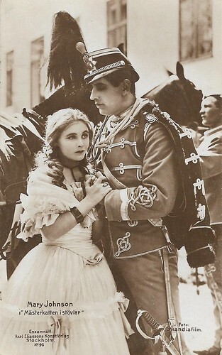 Mary Johnson in Mästerkatten i stövlar (1918)