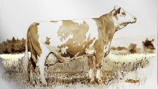 Cow Poop Painting