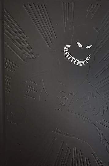 A stunning edition of the book: it's a soft black with the Black Panther outlined through embossing and his eyes and necklace filled in a bright white