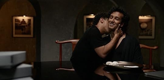 The vampire Louis feeds on Rashid in Interview with the Vampire.