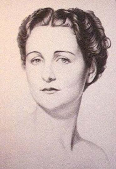 Nancy Mitford (drawn by William Aston, 1938)