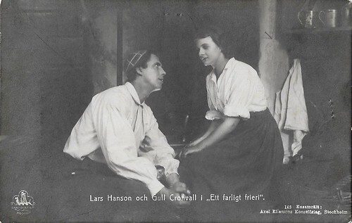 Lars Hanson and Gull Cronvall in Ett farligt frieri
