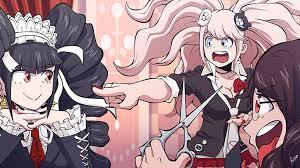 ArtStation - fanart: DanGanRonPa - Celestia, Junko & Genocide Jack!(In: My Hero Academia Artstyle Crossover!) 😁