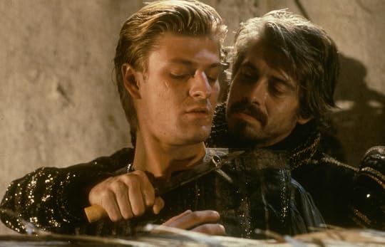 Sean Bean under Nigel Terry's knife in Jarman's 