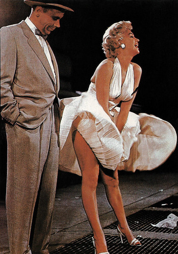 Marilyn Monroe and Tom Ewell in The Seven Year Itch (1955)