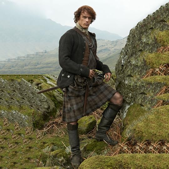Jamie Fraser in kilt