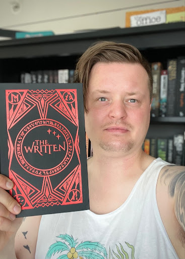 Ben Galley with book