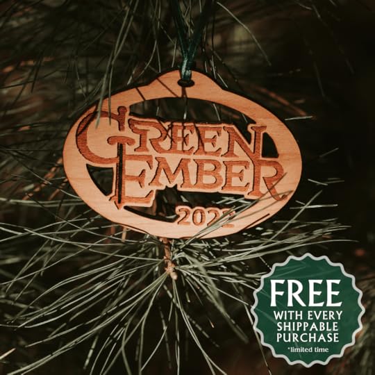green ember ornament