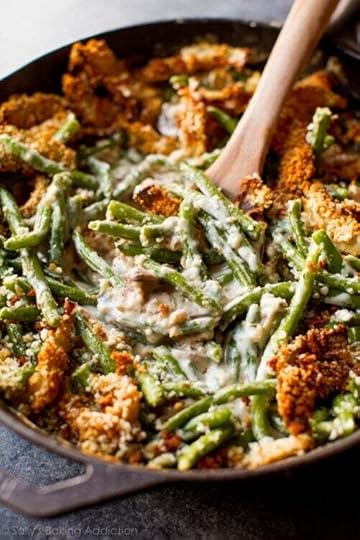 Homemade green bean casserole