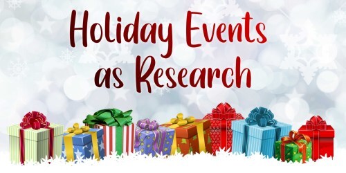 Holiday Events as Research