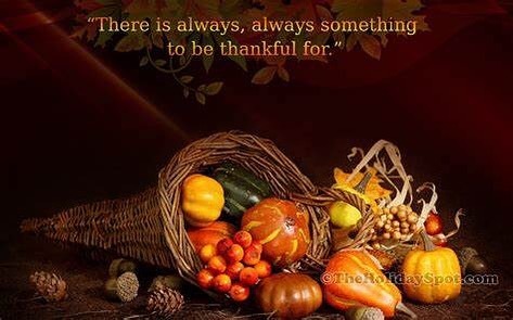 May you have a Happy Thanksgiving