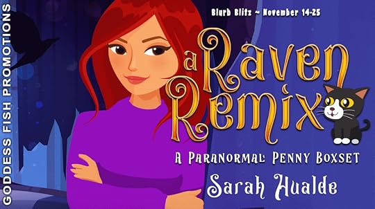 Goddess Fish book tour banner for A Raven Remix
