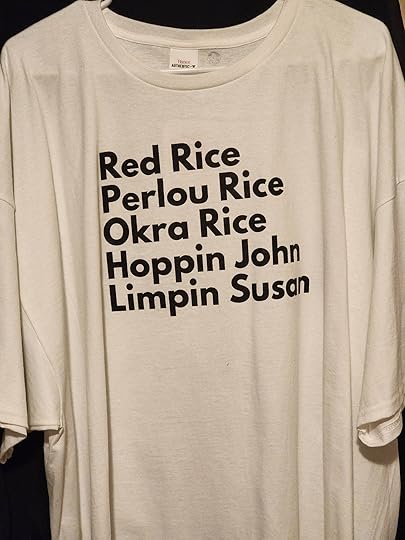 The t-shirt Rhonda McKnight purchased at the Gullah Museum in Georgetown, SC.