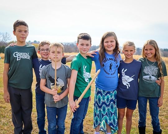 kids in green ember gear