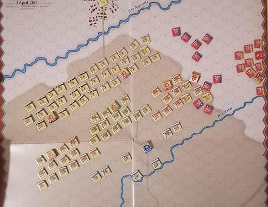 Zoom in on the section of the game map where all the counters are