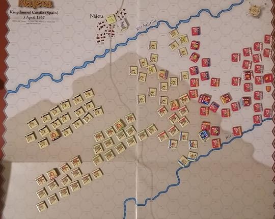 Zoom in on the section of the game map with all the counters