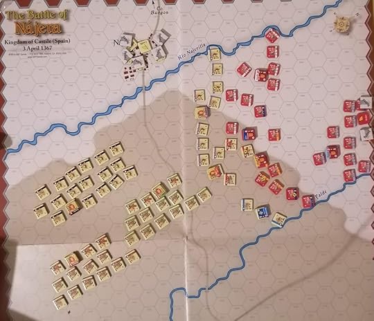 Zoom in on the map with the counters