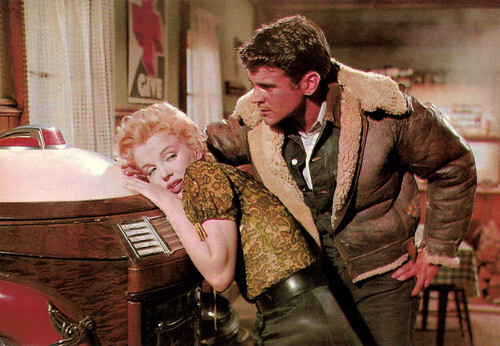 Marilyn Monroe and Don Murray in Bus Stop (1956)