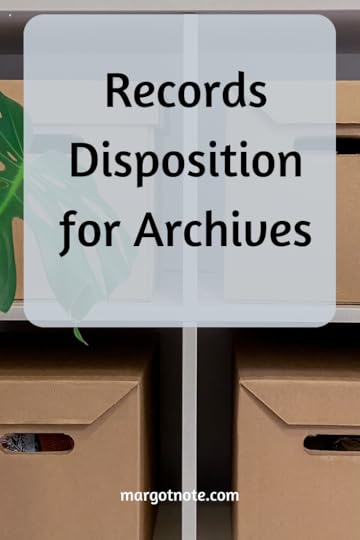 Records Disposition for Archives
