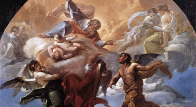 God casts Satan down