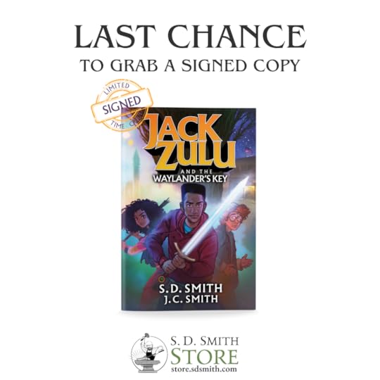 last chance for a signed first edition of jack zulu